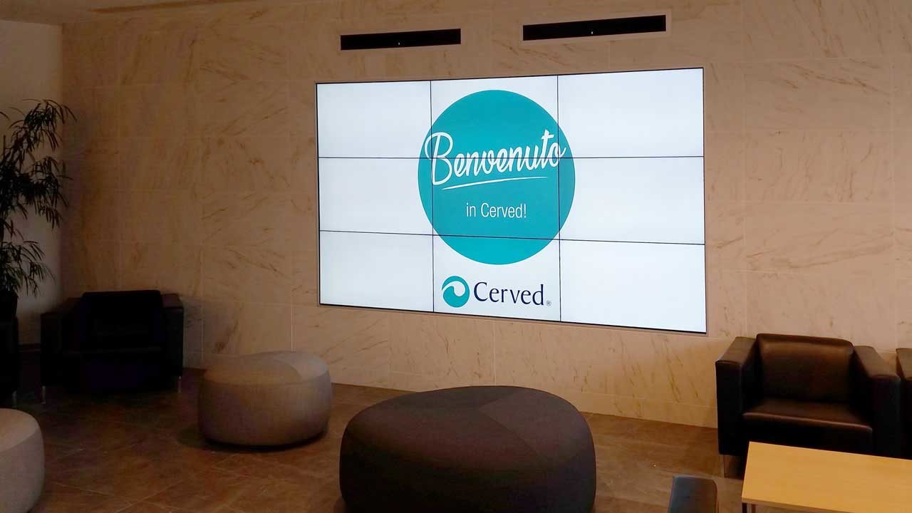 Video wall per sede direzionale