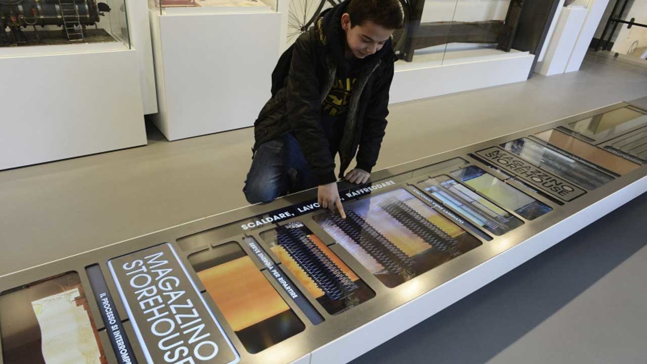 Postazioni touch per percorso museale