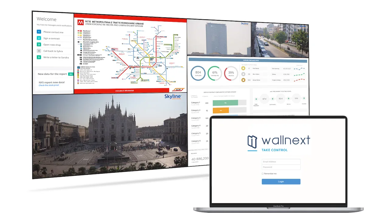 Operator position running WallNext software